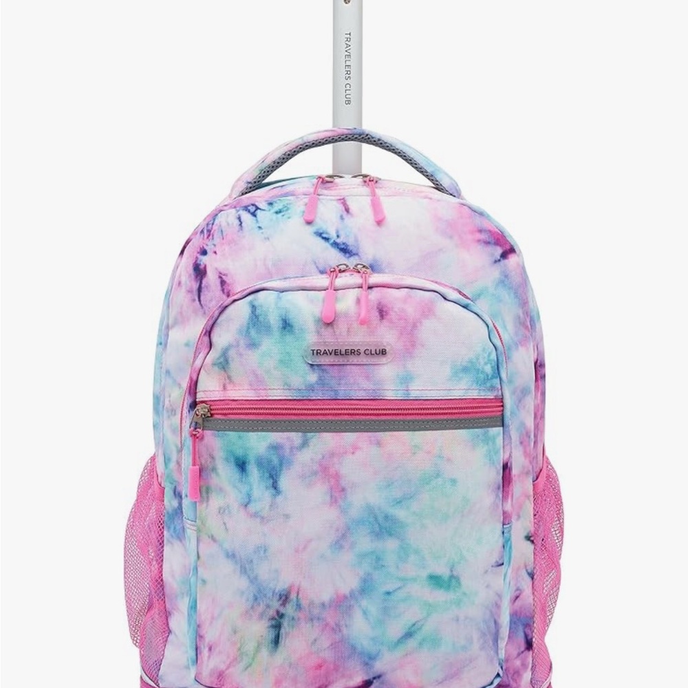 Kids Tie-Dye Rolling Backpack